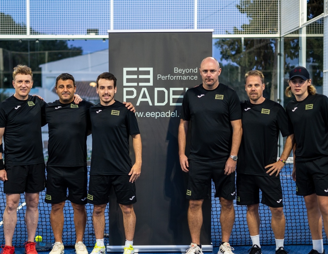 EEPadel and Javier Rico Dasi exhibition match from Elcapitan in Torrevieja